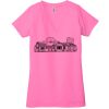 Ladies' Jersey Short-Sleeve Deep V-Neck T-Shirt Thumbnail