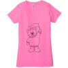 Ladies' Jersey Short-Sleeve Deep V-Neck T-Shirt Thumbnail