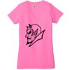 Ladies' Jersey Short-Sleeve Deep V-Neck T-Shirt Thumbnail