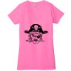 Ladies' Jersey Short-Sleeve Deep V-Neck T-Shirt Thumbnail
