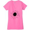 Ladies' Jersey Short-Sleeve Deep V-Neck T-Shirt Thumbnail