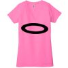 Ladies' Jersey Short-Sleeve Deep V-Neck T-Shirt Thumbnail