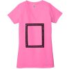 Ladies' Jersey Short-Sleeve Deep V-Neck T-Shirt Thumbnail
