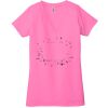 Ladies' Jersey Short-Sleeve Deep V-Neck T-Shirt Thumbnail
