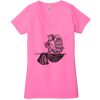 Ladies' Jersey Short-Sleeve Deep V-Neck T-Shirt Thumbnail