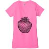 Ladies' Jersey Short-Sleeve Deep V-Neck T-Shirt Thumbnail