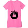 Ladies' Jersey Short-Sleeve Deep V-Neck T-Shirt Thumbnail