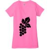 Ladies' Jersey Short-Sleeve Deep V-Neck T-Shirt Thumbnail