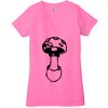 Ladies' Jersey Short-Sleeve Deep V-Neck T-Shirt Thumbnail