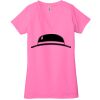Ladies' Jersey Short-Sleeve Deep V-Neck T-Shirt Thumbnail