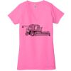 Ladies' Jersey Short-Sleeve Deep V-Neck T-Shirt Thumbnail