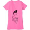 Ladies' Jersey Short-Sleeve Deep V-Neck T-Shirt Thumbnail