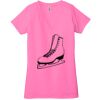 Ladies' Jersey Short-Sleeve Deep V-Neck T-Shirt Thumbnail