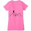Ladies' Jersey Short-Sleeve Deep V-Neck T-Shirt Thumbnail