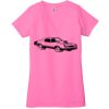 Ladies' Jersey Short-Sleeve Deep V-Neck T-Shirt Thumbnail