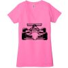 Ladies' Jersey Short-Sleeve Deep V-Neck T-Shirt Thumbnail