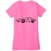 Ladies' Jersey Short-Sleeve Deep V-Neck T-Shirt Thumbnail