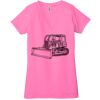 Ladies' Jersey Short-Sleeve Deep V-Neck T-Shirt Thumbnail