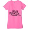 Ladies' Jersey Short-Sleeve Deep V-Neck T-Shirt Thumbnail
