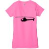 Ladies' Jersey Short-Sleeve Deep V-Neck T-Shirt Thumbnail