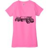 Ladies' Jersey Short-Sleeve Deep V-Neck T-Shirt Thumbnail