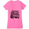 Ladies' Jersey Short-Sleeve Deep V-Neck T-Shirt Thumbnail