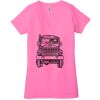 Ladies' Jersey Short-Sleeve Deep V-Neck T-Shirt Thumbnail