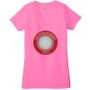 Ladies' Jersey Short-Sleeve Deep V-Neck T-Shirt Thumbnail