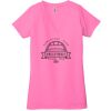Ladies' Jersey Short-Sleeve Deep V-Neck T-Shirt Thumbnail