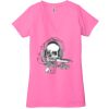 Ladies' Jersey Short-Sleeve Deep V-Neck T-Shirt Thumbnail