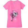Ladies' Jersey Short-Sleeve Deep V-Neck T-Shirt Thumbnail