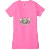 Ladies' Jersey Short-Sleeve Deep V-Neck T-Shirt Thumbnail