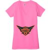 Ladies' Jersey Short-Sleeve Deep V-Neck T-Shirt Thumbnail