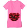 Ladies' Jersey Short-Sleeve Deep V-Neck T-Shirt Thumbnail