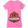 Ladies' Jersey Short-Sleeve Deep V-Neck T-Shirt Thumbnail