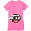 Ladies' Jersey Short-Sleeve Deep V-Neck T-Shirt Thumbnail