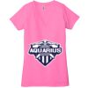 Ladies' Jersey Short-Sleeve Deep V-Neck T-Shirt Thumbnail