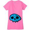 Ladies' Jersey Short-Sleeve Deep V-Neck T-Shirt Thumbnail