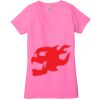 Ladies' Jersey Short-Sleeve Deep V-Neck T-Shirt Thumbnail
