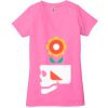 Ladies' Jersey Short-Sleeve Deep V-Neck T-Shirt Thumbnail