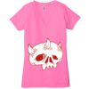 Ladies' Jersey Short-Sleeve Deep V-Neck T-Shirt Thumbnail