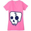 Ladies' Jersey Short-Sleeve Deep V-Neck T-Shirt Thumbnail