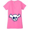 Ladies' Jersey Short-Sleeve Deep V-Neck T-Shirt Thumbnail