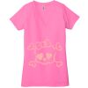 Ladies' Jersey Short-Sleeve Deep V-Neck T-Shirt Thumbnail