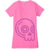 Ladies' Jersey Short-Sleeve Deep V-Neck T-Shirt Thumbnail