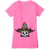 Ladies' Jersey Short-Sleeve Deep V-Neck T-Shirt Thumbnail