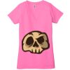 Ladies' Jersey Short-Sleeve Deep V-Neck T-Shirt Thumbnail