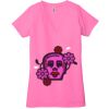 Ladies' Jersey Short-Sleeve Deep V-Neck T-Shirt Thumbnail