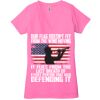 Ladies' Jersey Short-Sleeve Deep V-Neck T-Shirt Thumbnail