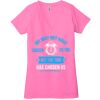 Ladies' Jersey Short-Sleeve Deep V-Neck T-Shirt Thumbnail